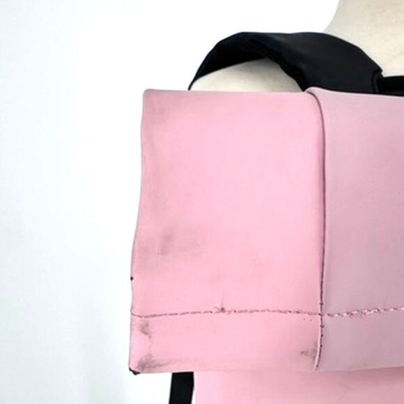Delsey Paris Turenne Soft Backpack Rolltop Pink - Picture 5 of 9